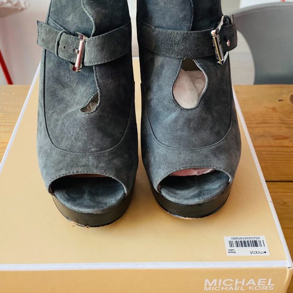 Michael Kors Gray Eboni Bootie - Picture 5 of 5